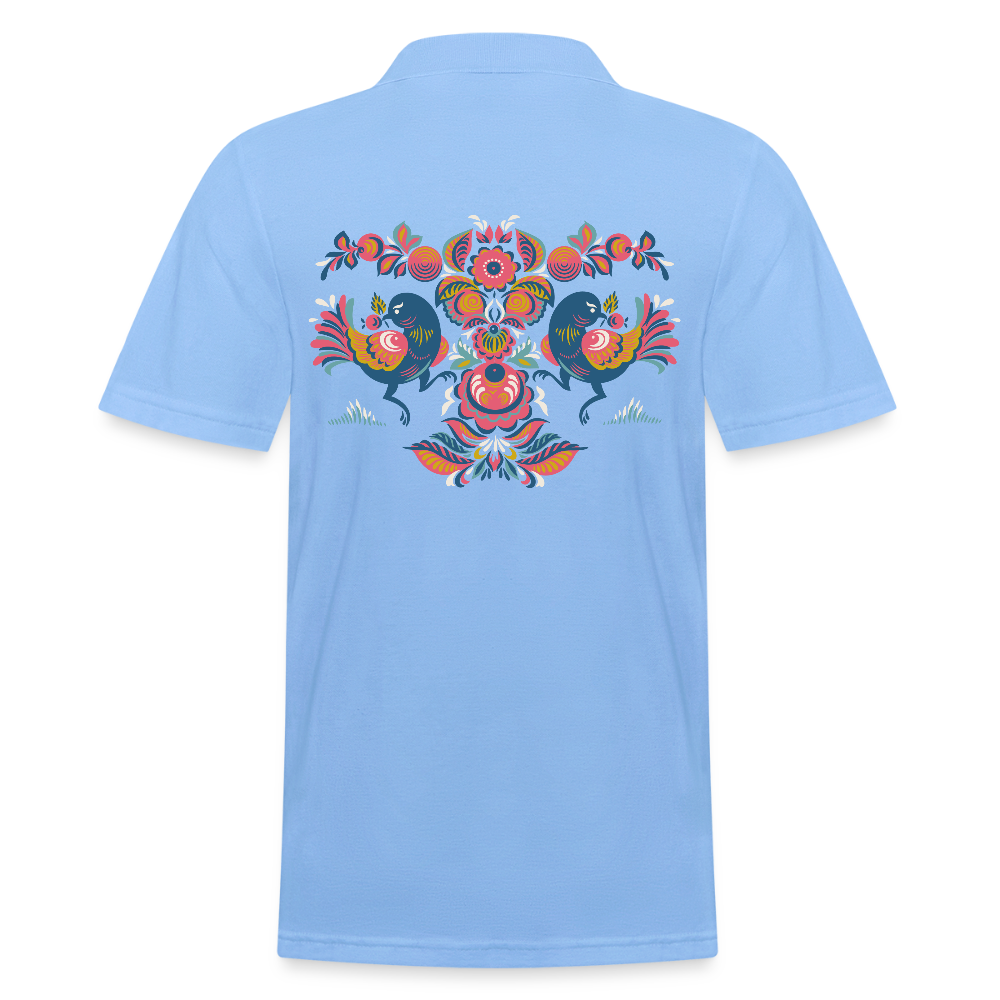 Mannen poloshirt - hemelsblauw