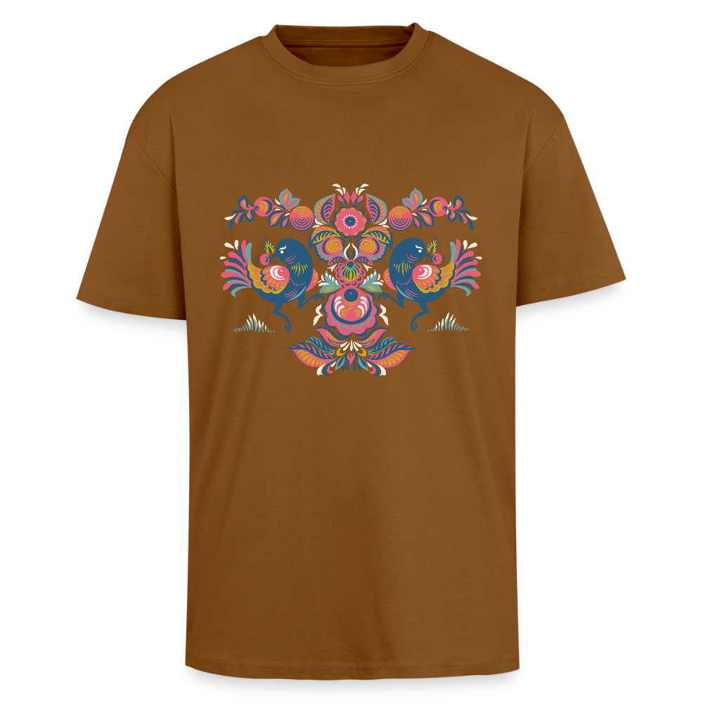 Dik oversized T-shirt - toffee