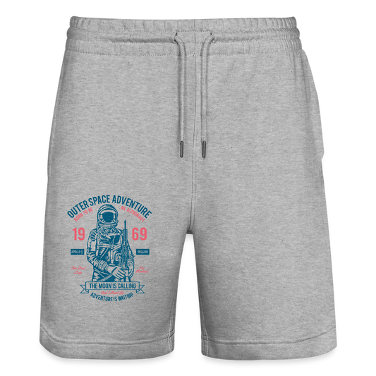 Stanley/Stella uniseks bio-joggingshorts Mover - grijs gemêleerd