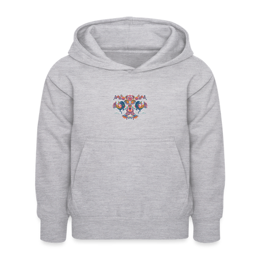 Kinderhoodie - lichtgrijs gemêleerd