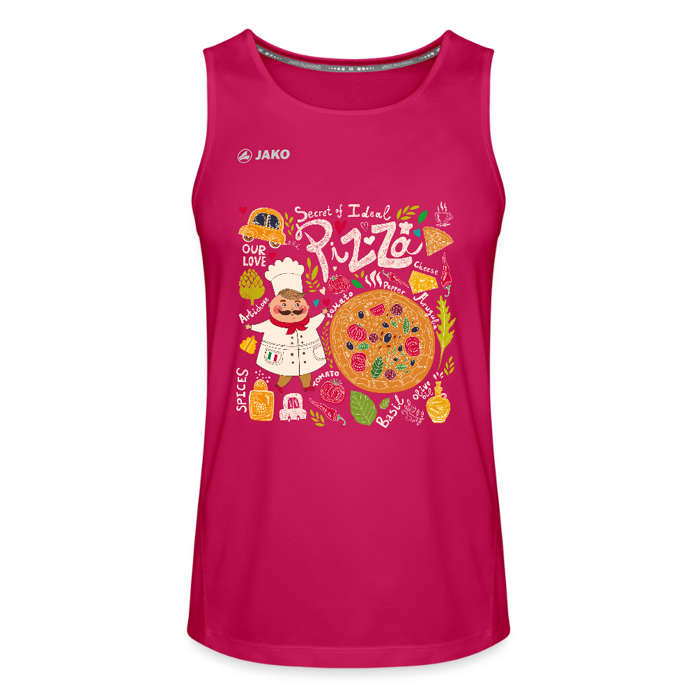 JAKO Mannen tanktop Run 2.0 - donker roze