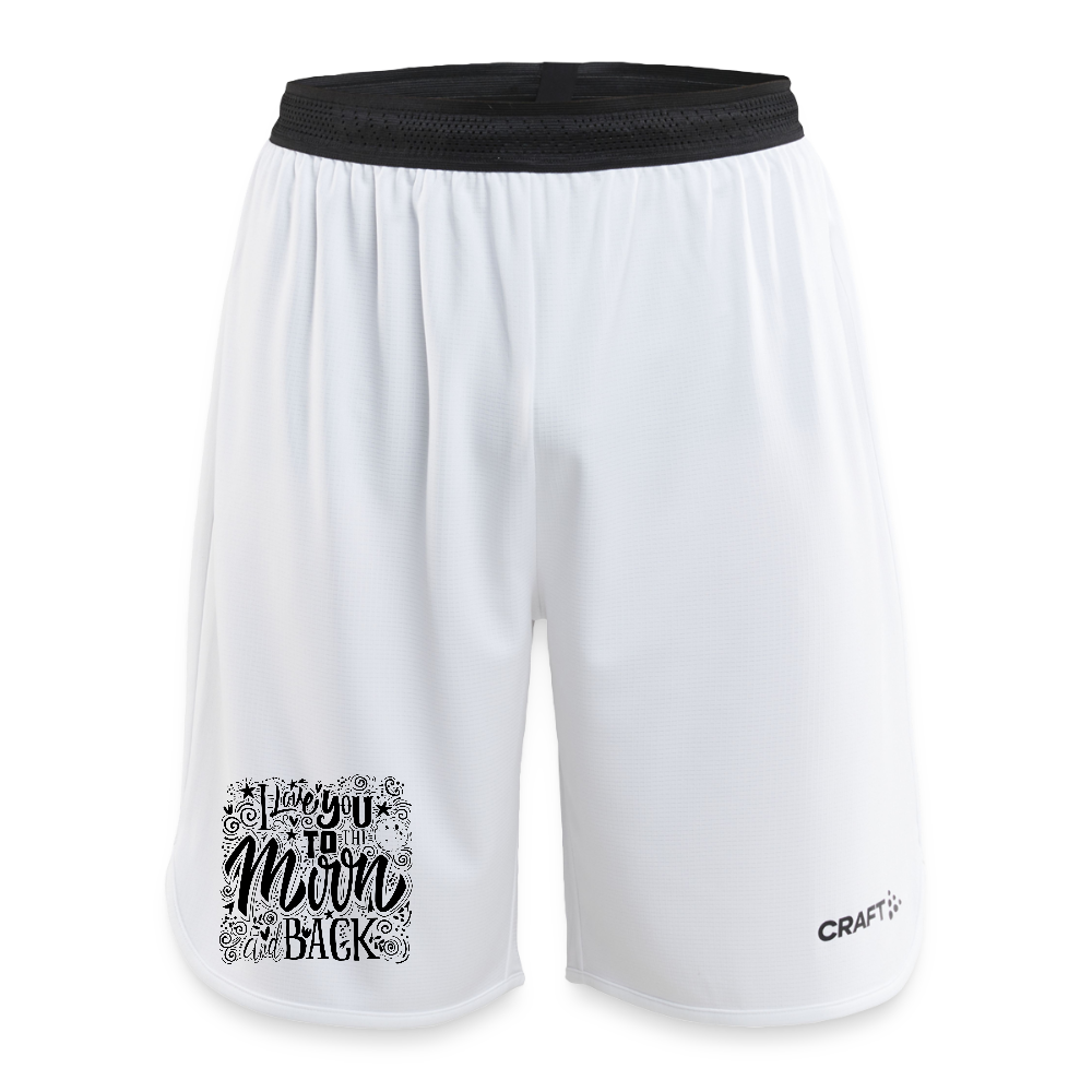CRAFT Progress kinder-basketbalshorts - wit