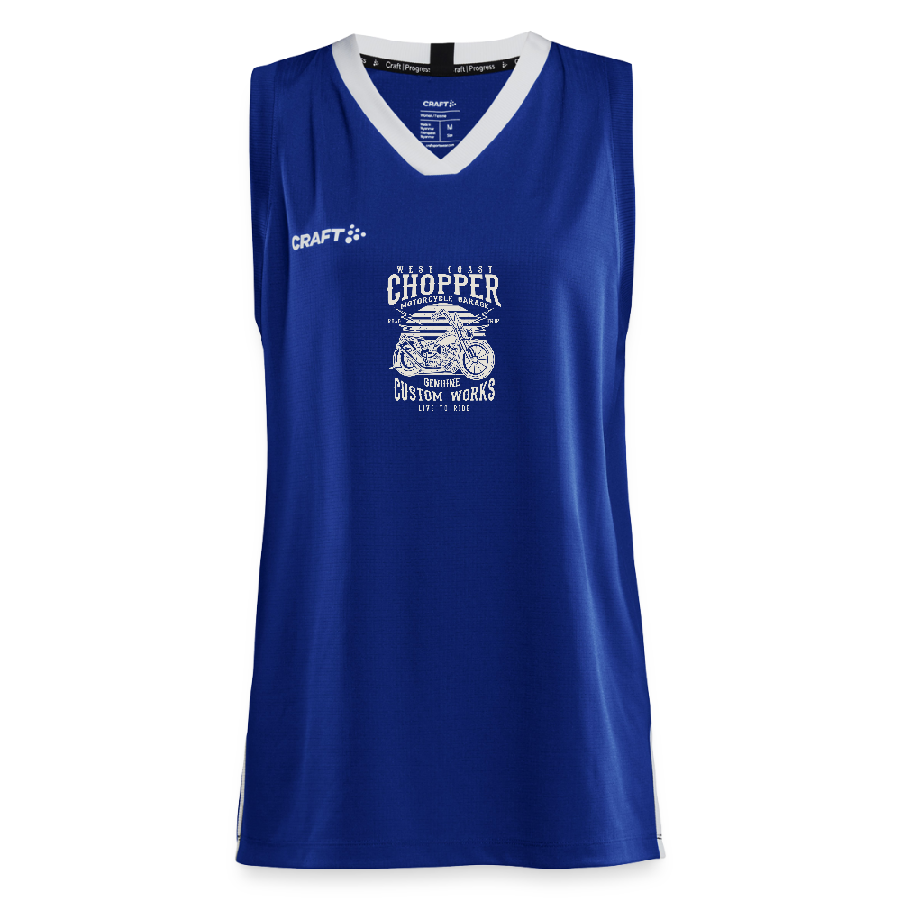 CRAFT Progress vrouwen basketbalshirt - koningsblauw