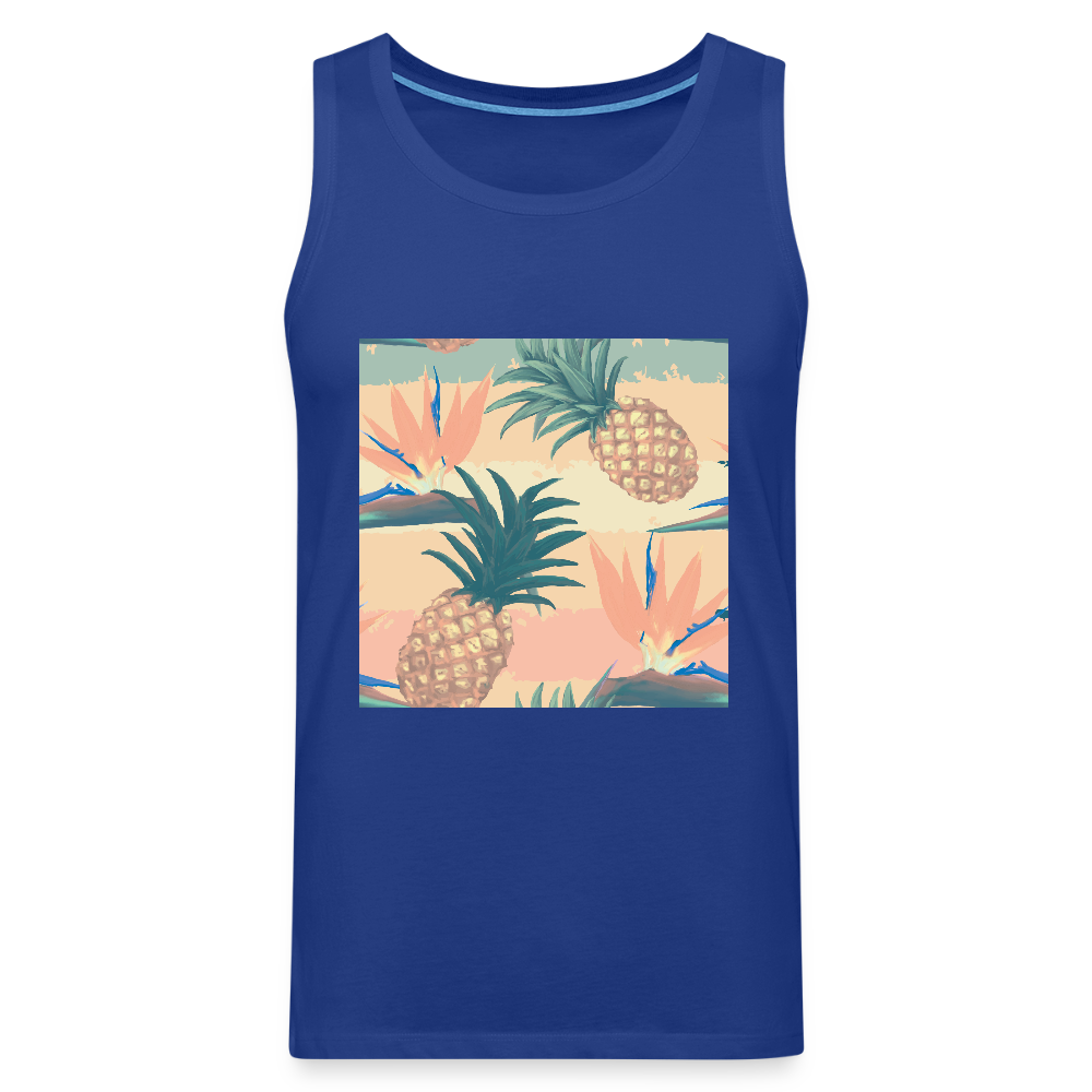 Mannen Premium tank top - koningsblauw