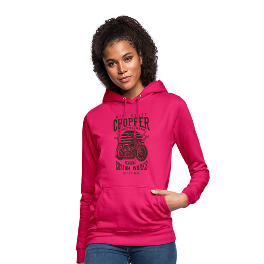 Vrouwen hoodie - donker roze