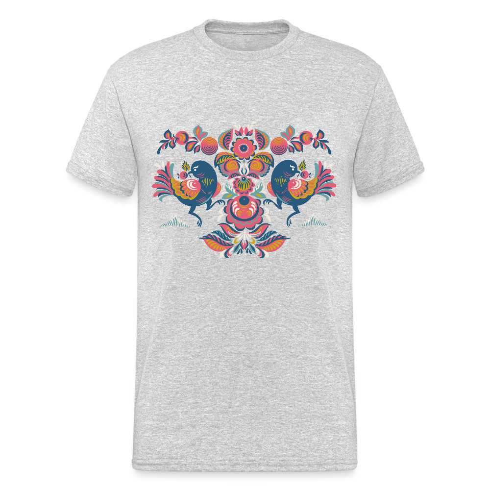 Mannen Gildan Heavy T-shirt - grijs gemêleerd