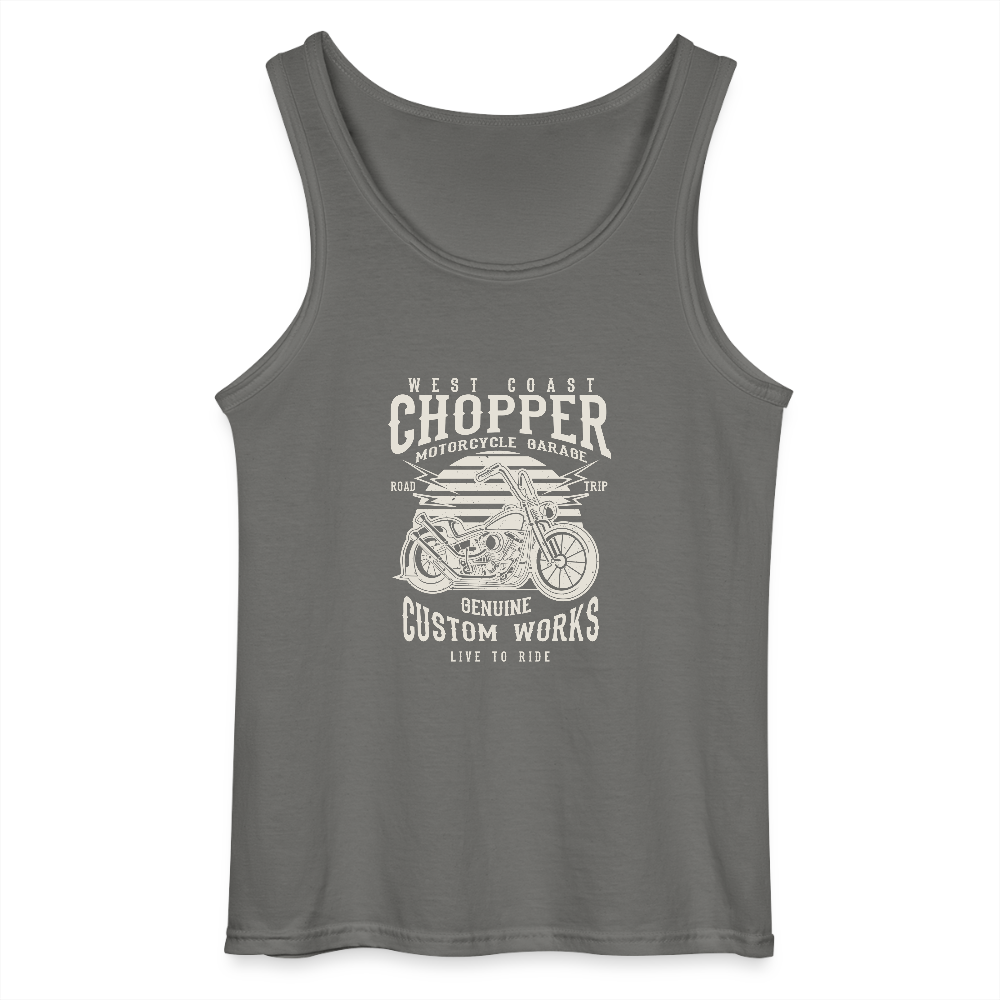 Gildan mannen tanktop - houtskool