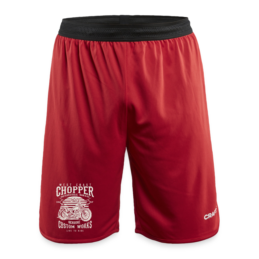 CRAFT Progress kinder-basketbalshorts - donkerrood