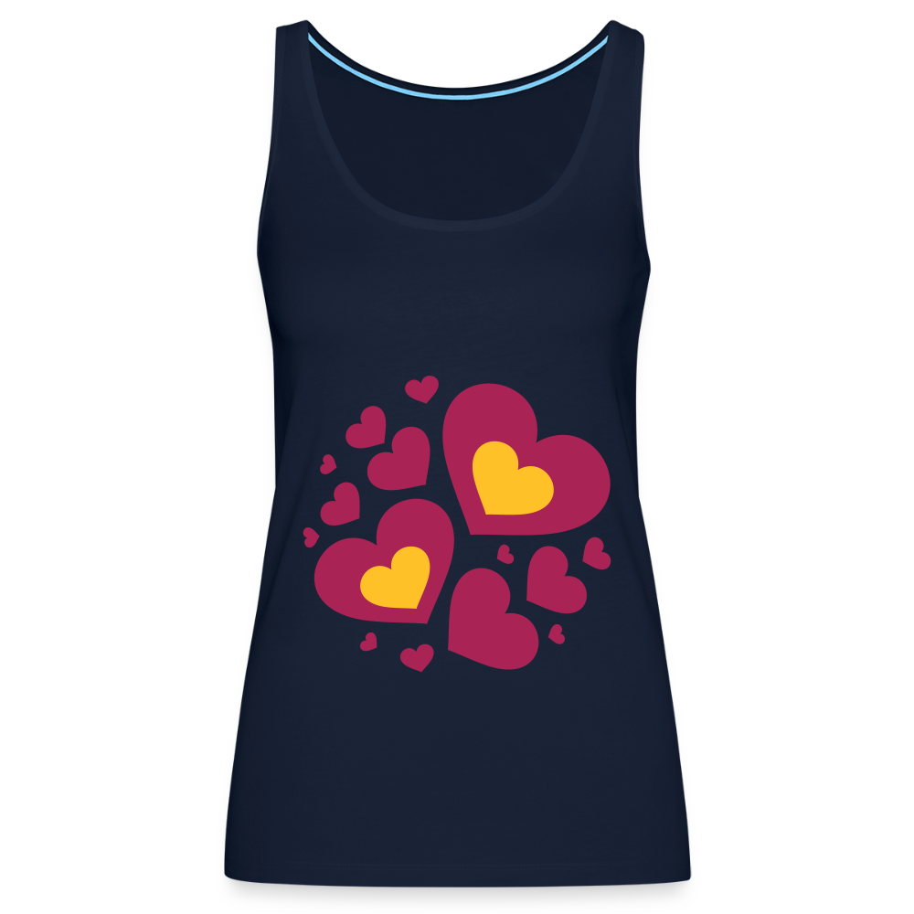 Vrouwen Premium tank top - navy