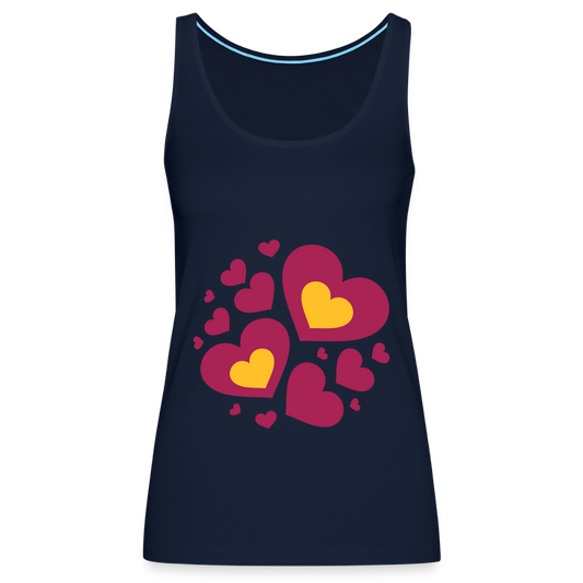 Vrouwen Premium tank top - navy