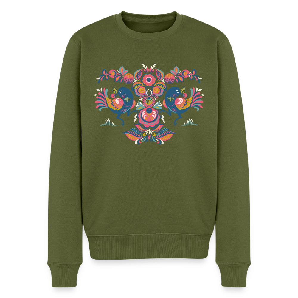 Mannen premium sweater - kaki