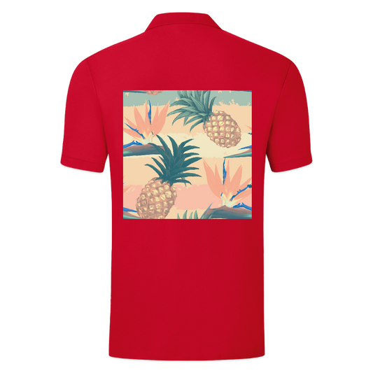 JAKO Mannen Polo Organic - rood