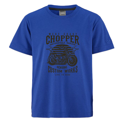 CRAFT Community 2.0 kinder-T-shirt - koningsblauw