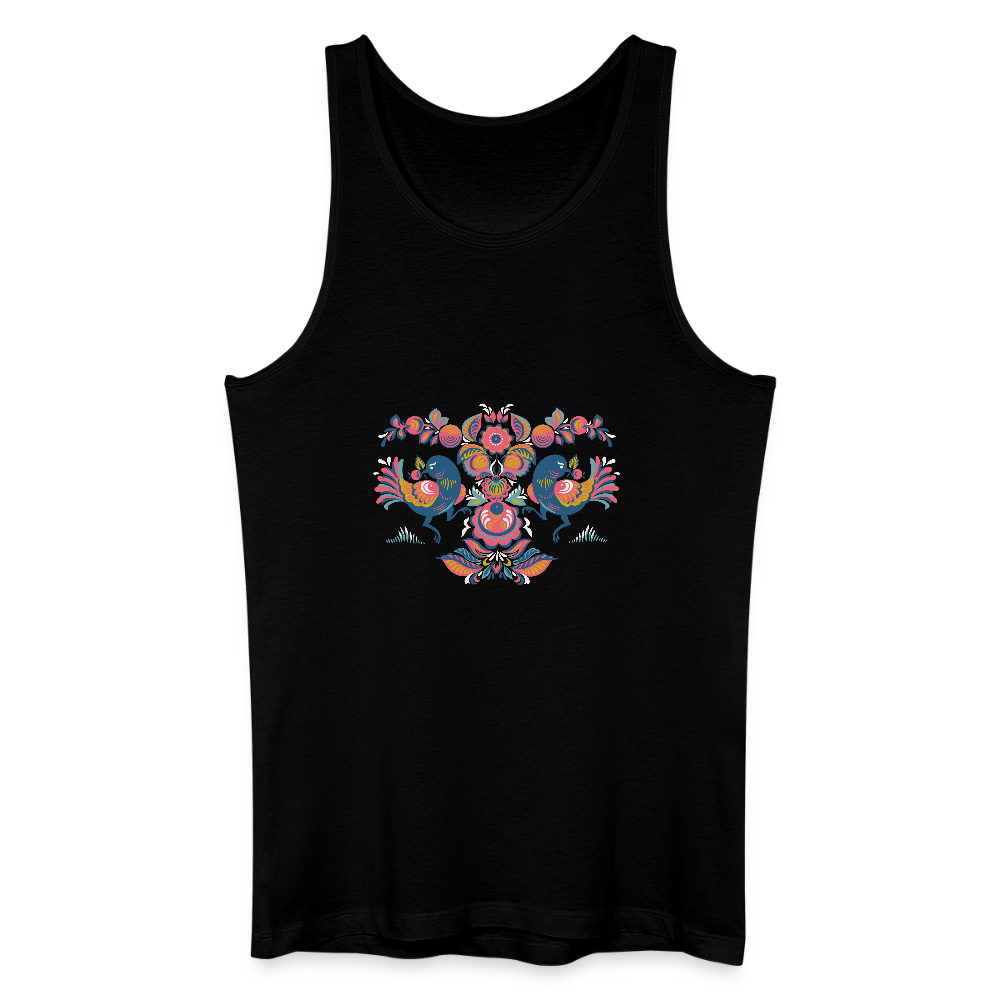 Mannen bio tanktop - zwart