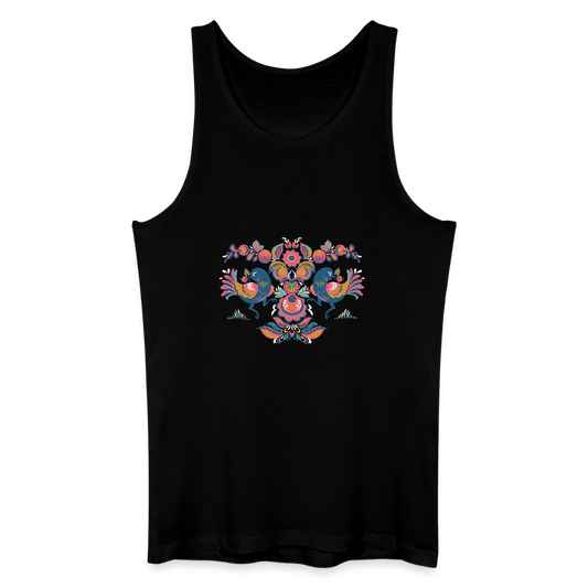 Mannen bio tanktop - zwart