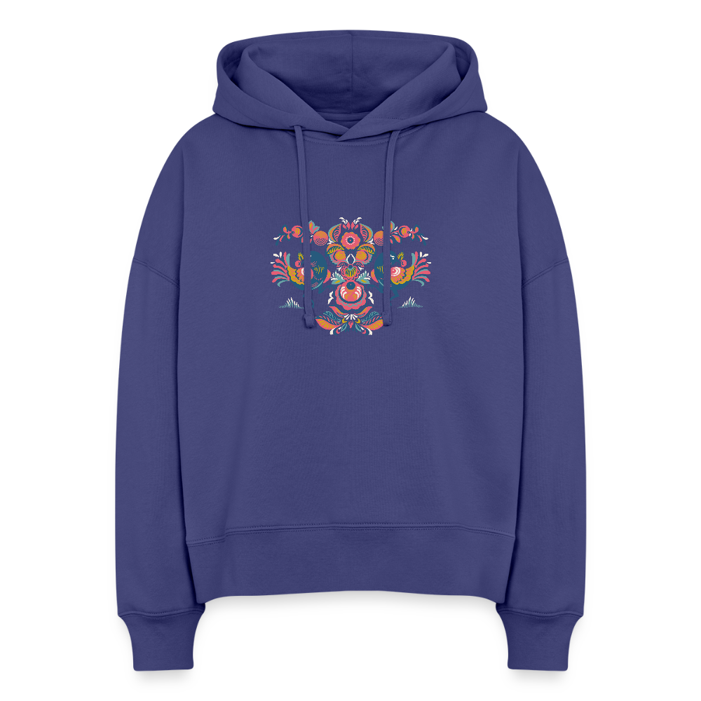 Stanley/Stella Vrouwen boxy bio hoodie Nora - schemering
