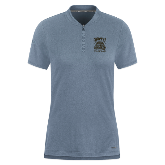 JAKO Vrouwen poloshirt Pro Casual - blauwgrijs