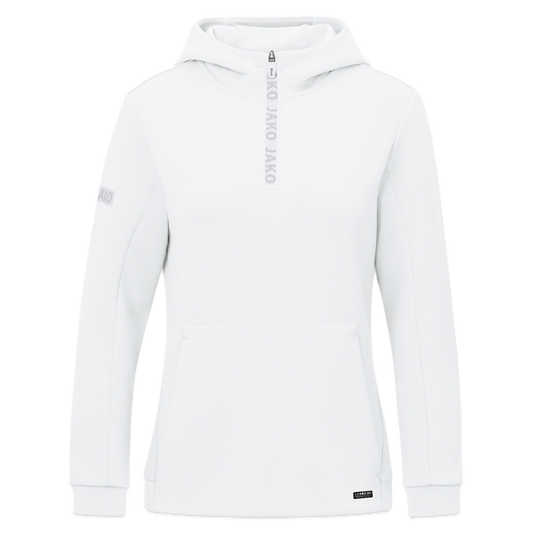 JAKO Vrouwen ziphoodie Pro Casual - wit