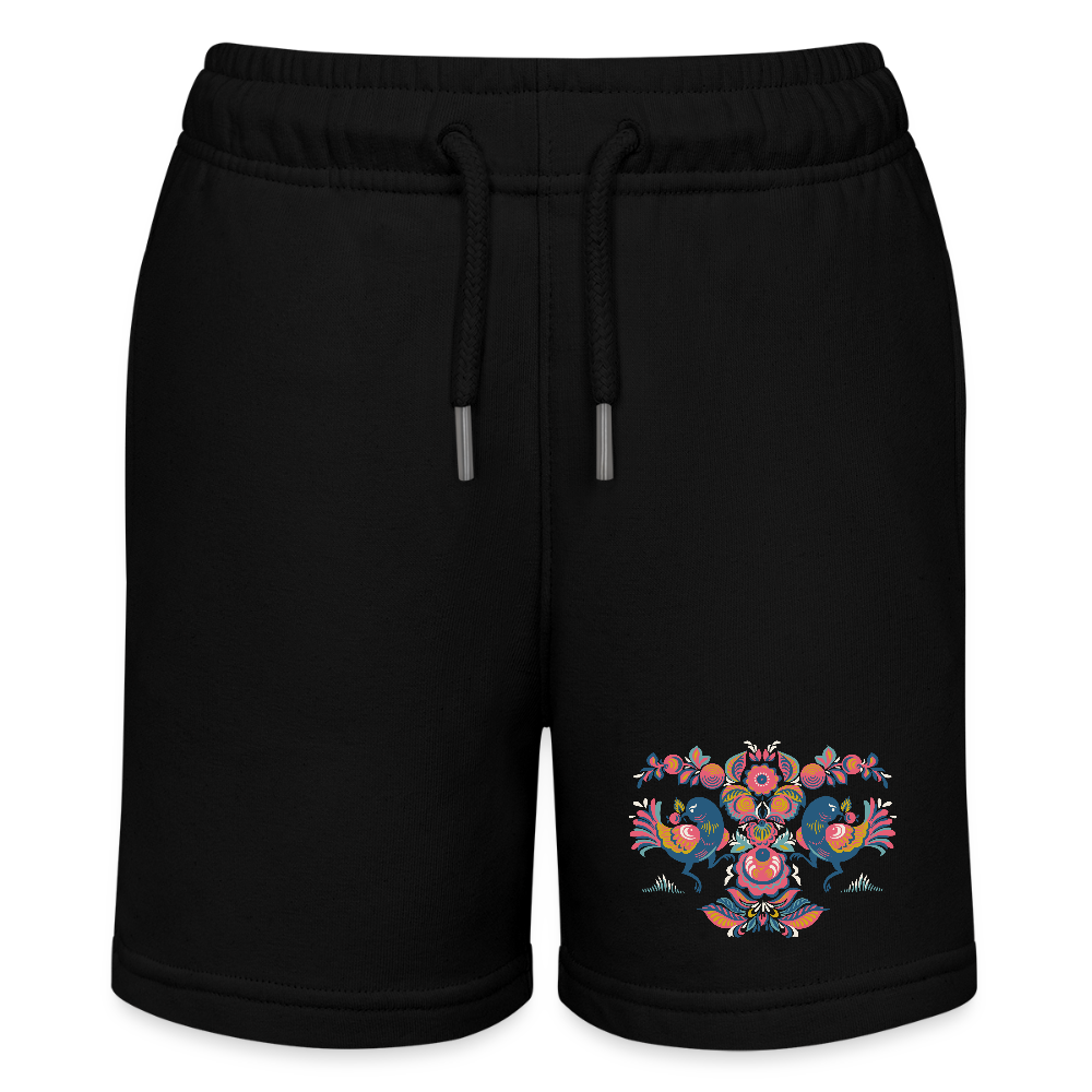 Stanley/Stella teenager bio-joggingshorts MINI BOLTER - zwart