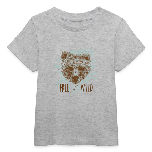 Stanley/Stella baby bio-T-shirt BABY CREATOR - grijs gemêleerd