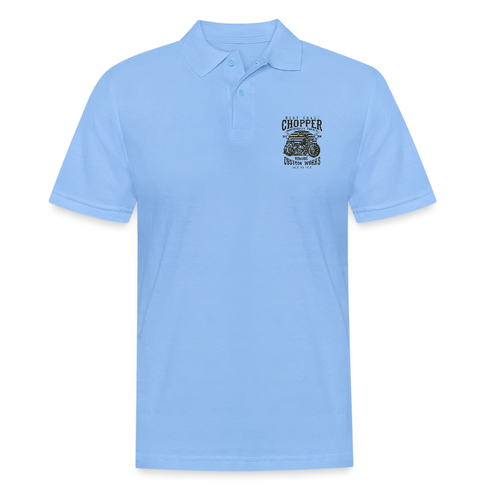 Mannen poloshirt - hemelsblauw