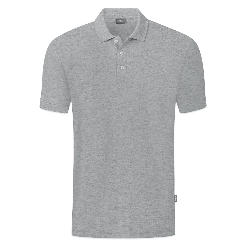 JAKO Teenager polo Organic - grijs gemêleerd