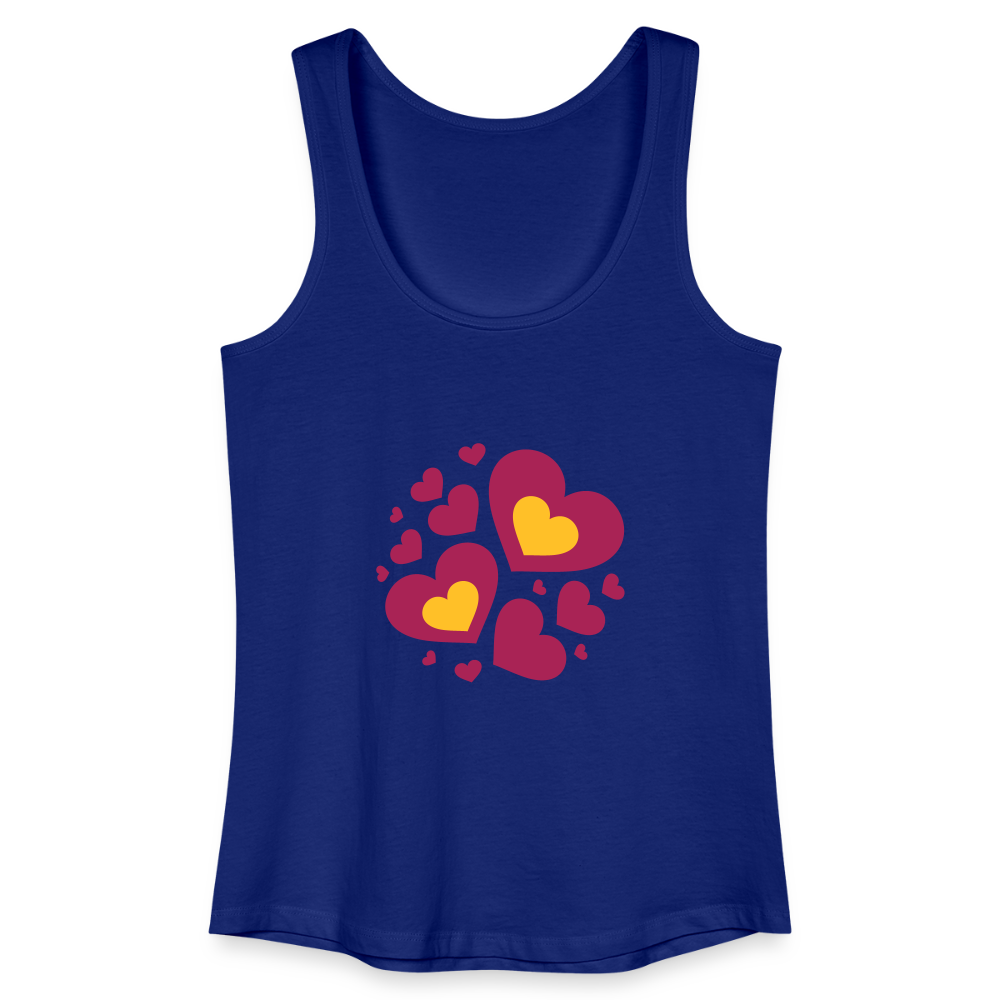 Vrouwen bio tanktop - koningsblauw