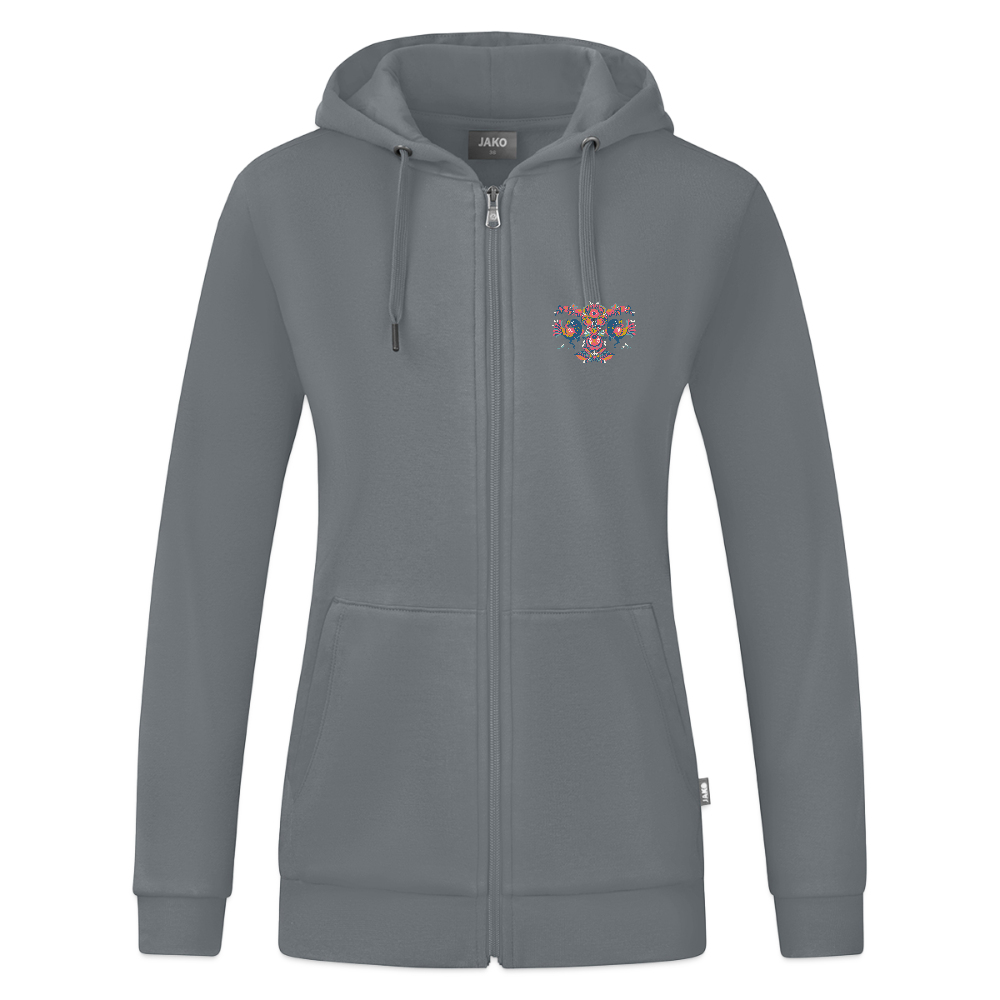JAKO Vrouwen ziphoodie Organic - grijs
