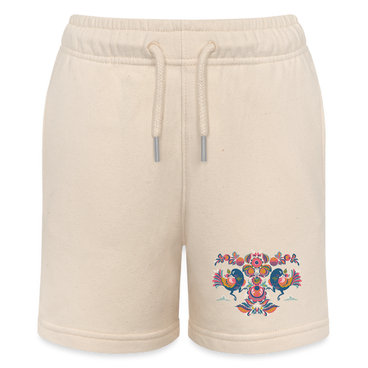 Stanley/Stella teenager bio-joggingshorts MINI BOLTER - witgrijs