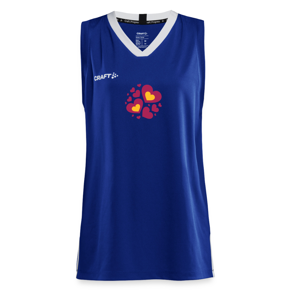 CRAFT Progress vrouwen basketbalshirt - koningsblauw