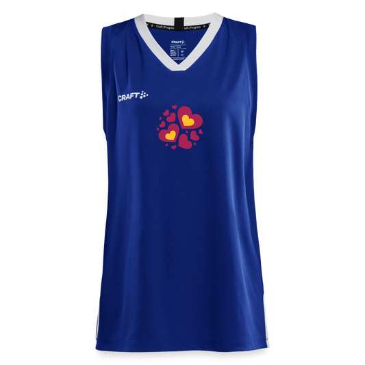 CRAFT Progress vrouwen basketbalshirt - koningsblauw