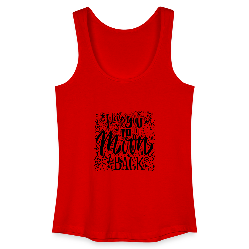 Vrouwen bio tanktop - rood