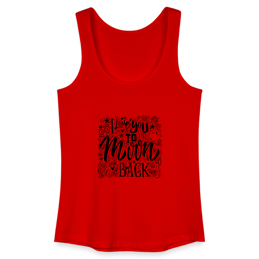 Vrouwen bio tanktop - rood