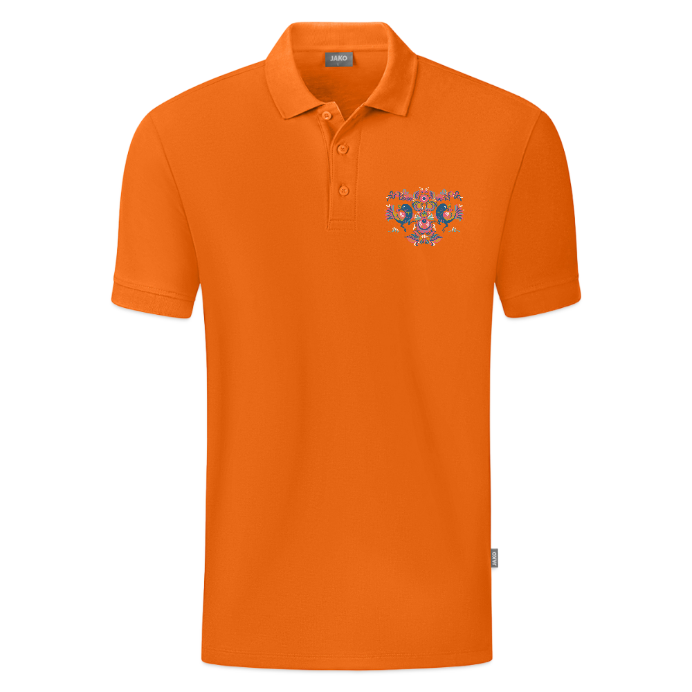 JAKO Mannen Polo Organic - neonoranje