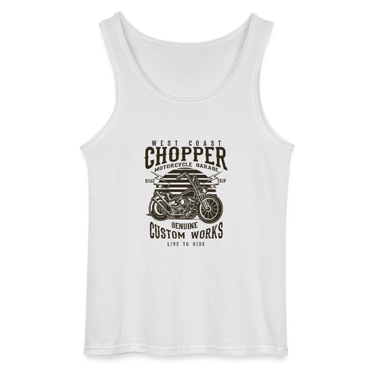 Gildan mannen tanktop - wit