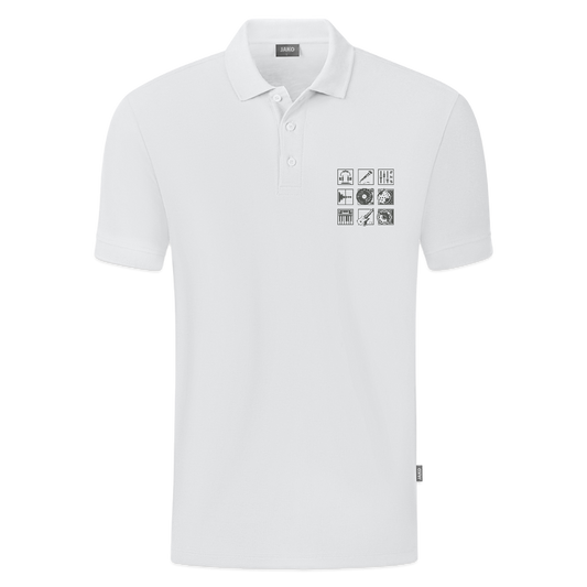 JAKO Kinderpolo Organic - wit