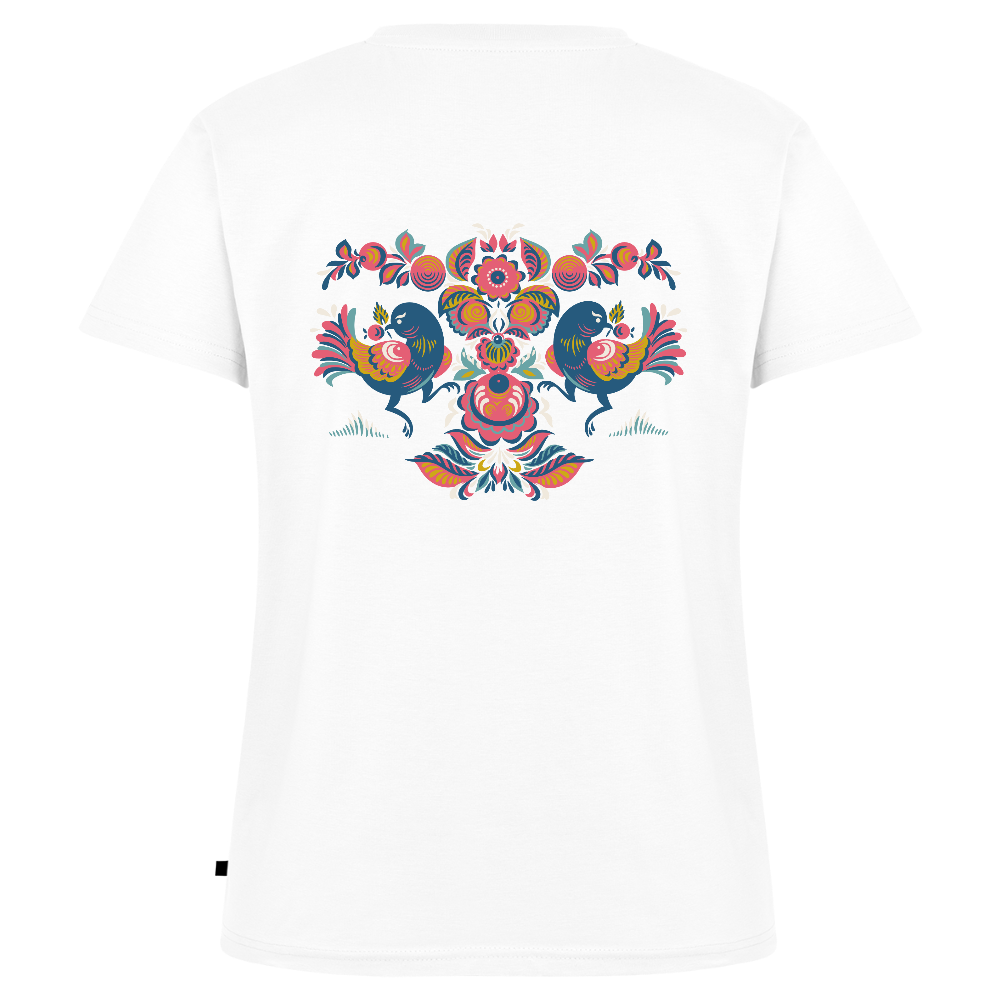 Vrouwen bio T-shirt met V-hals van Stanley & Stella - wit