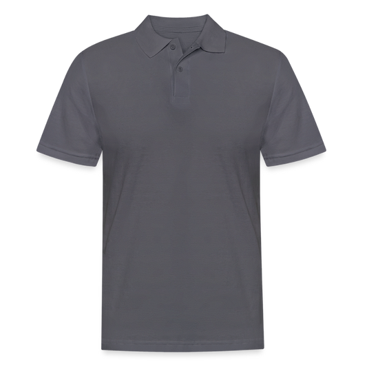 Mannen poloshirt - houtskool