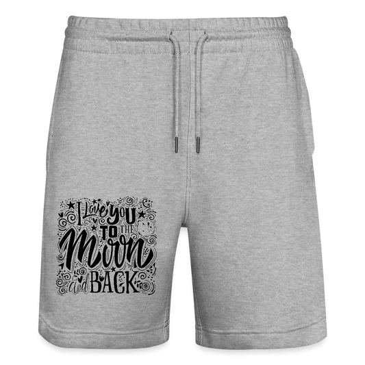Stanley/Stella uniseks bio-joggingshorts Mover - grijs gemêleerd
