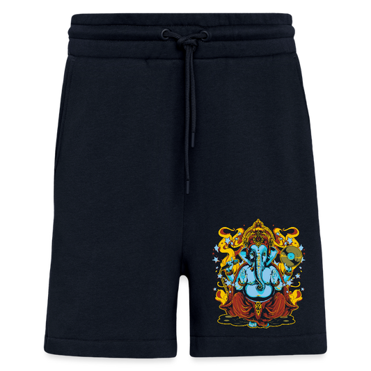 Organic relaxed shorts made in EU - DARK NAVY