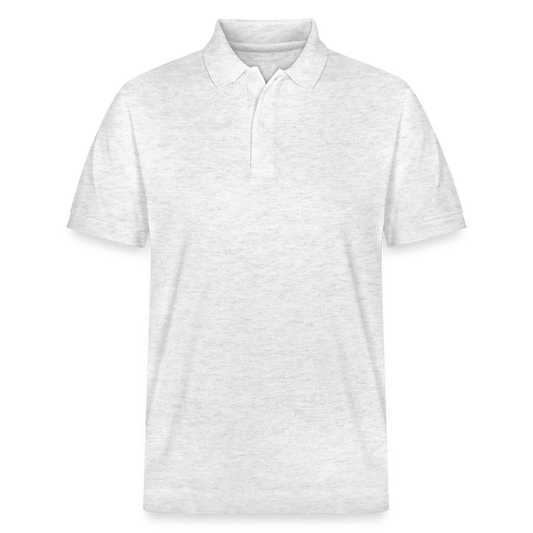 Stanley/Stella uniseks bio poloshirt PREPSTER - heather wit