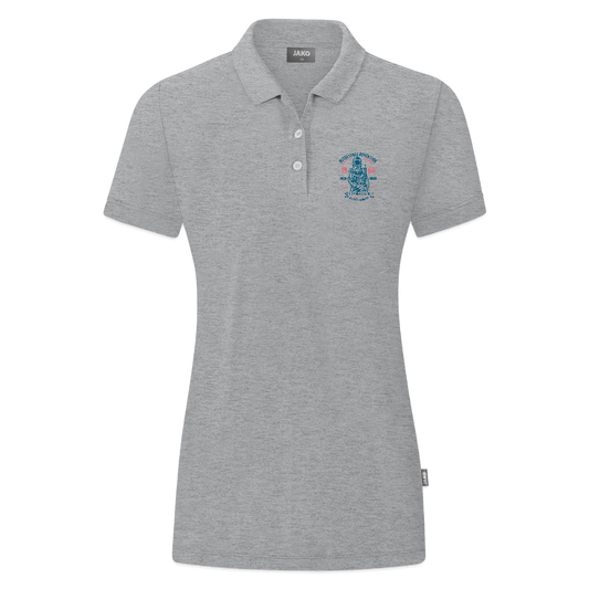 JAKO Vrouwen polo Organic - grijs gemêleerd
