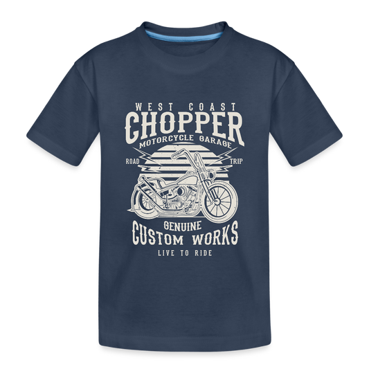 Kinderen premium biologisch T-shirt - navy