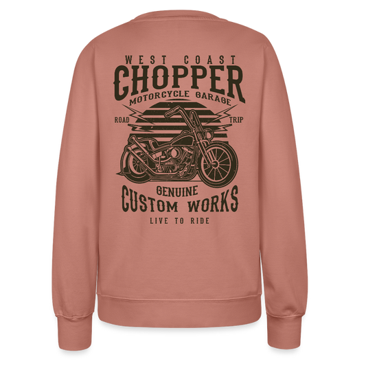 Vrouwen sweatshirt - altrosa