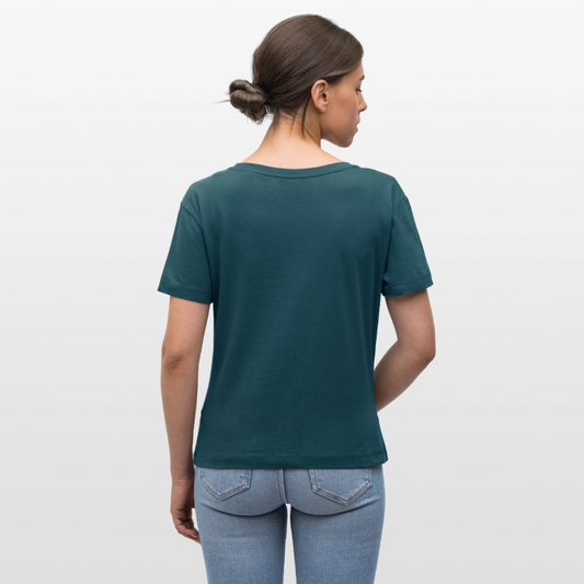 Stanley/Stella Relaxed vrouwen bio-T-shirt met ronde hals SERENA - donker petrol