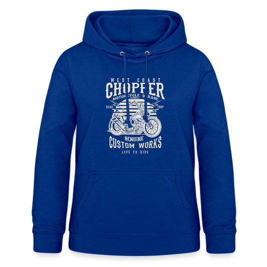 Vrouwen hoodie - koningsblauw