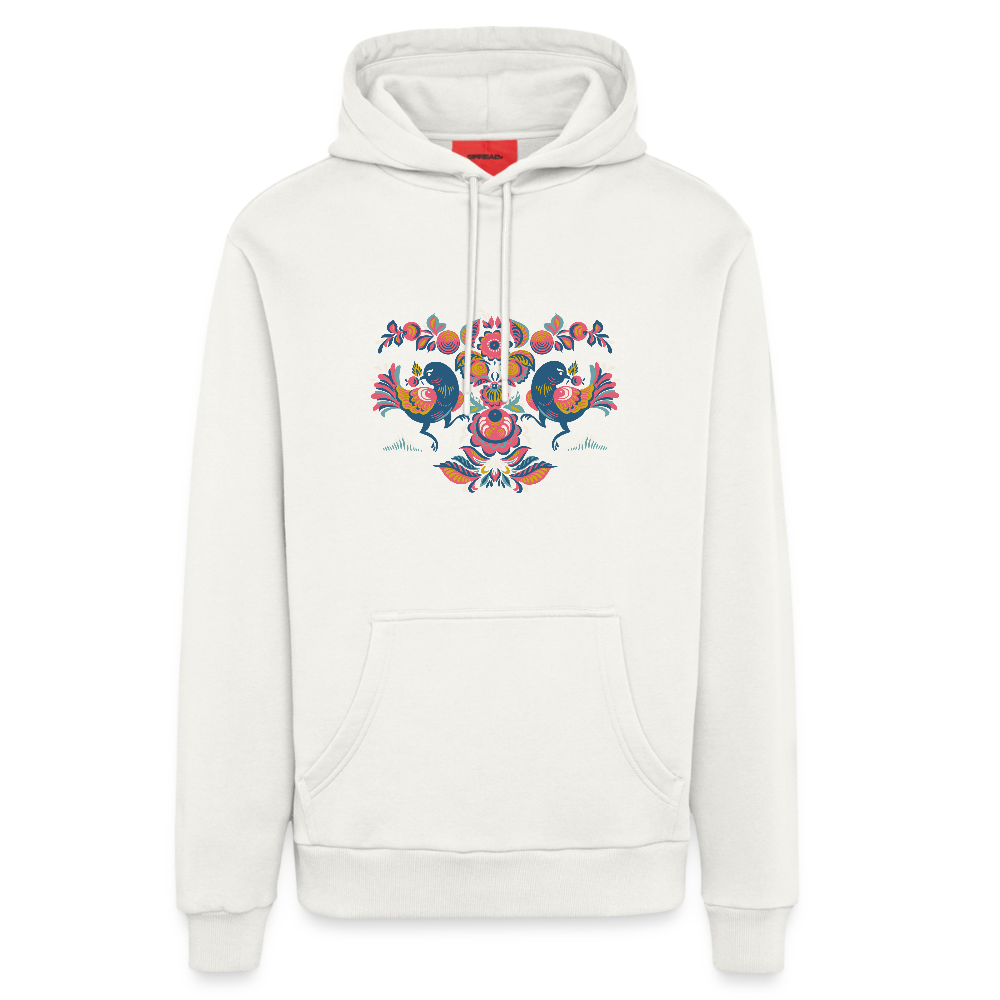Organic relaxed hoodie made in EU - OFF WHITE