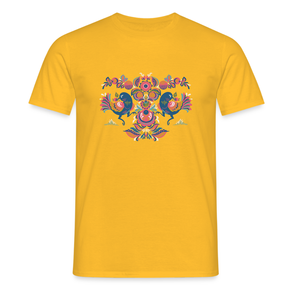 Mannen T-shirt - geel