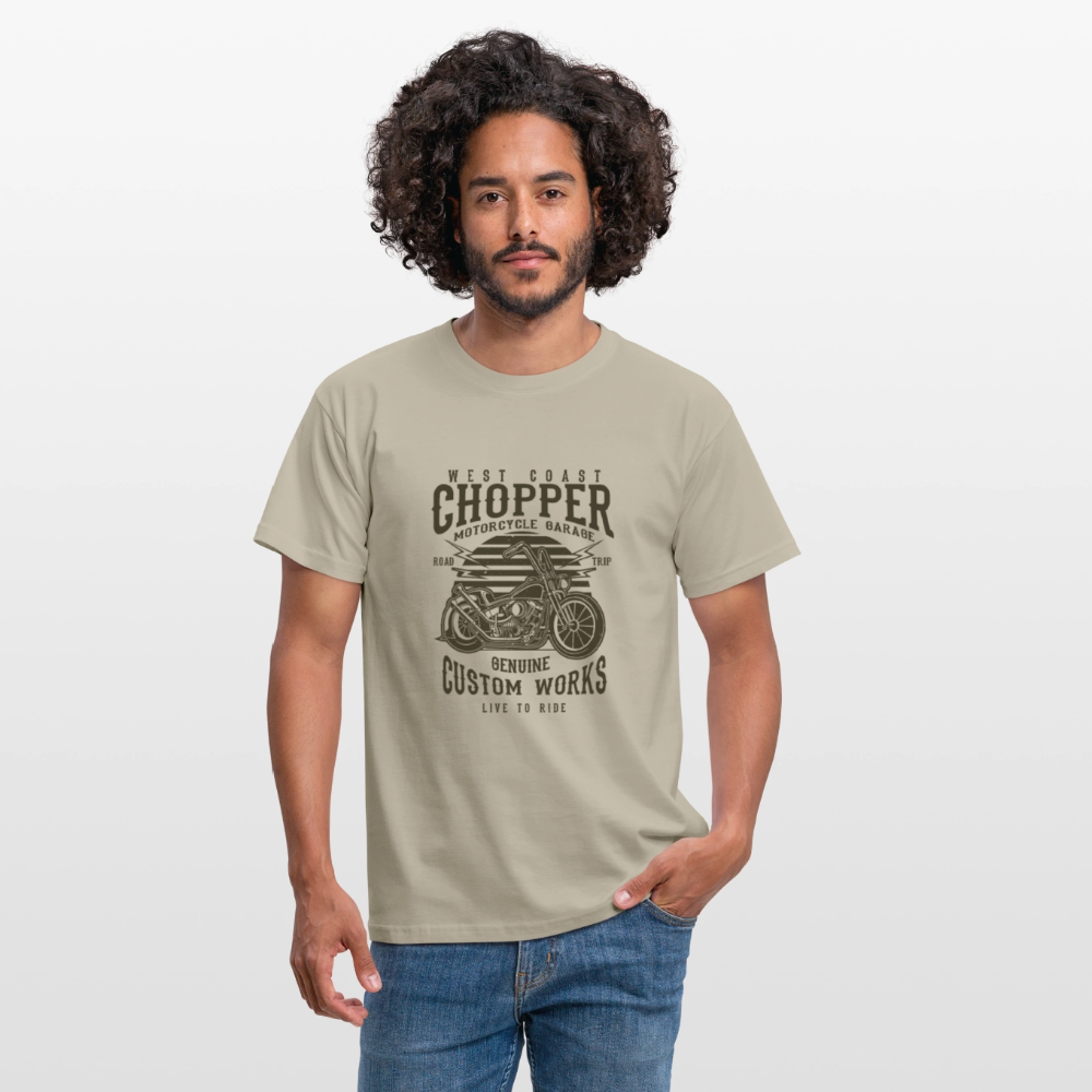 Mannen T-shirt - zandbeige