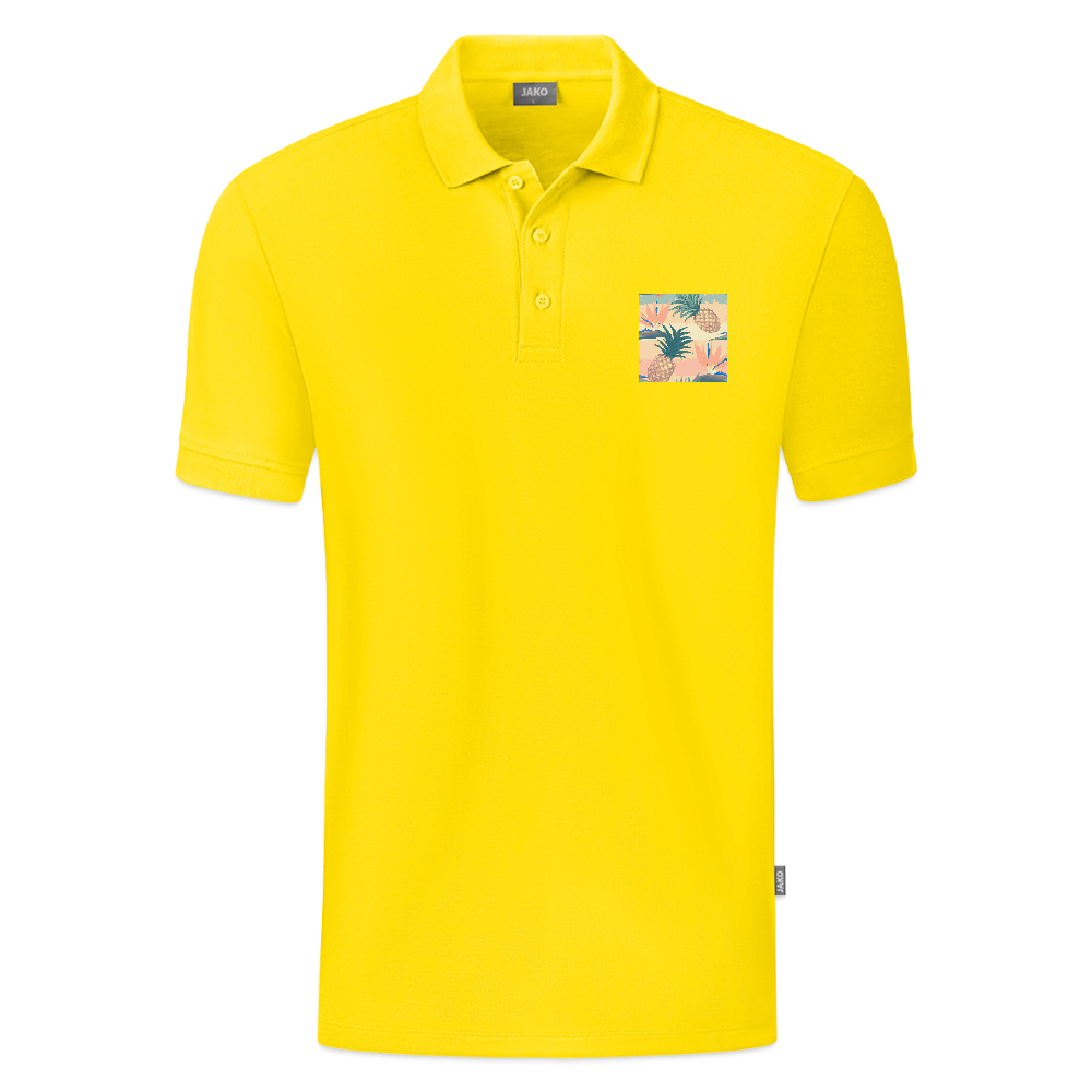 JAKO Mannen Polo Organic - geel